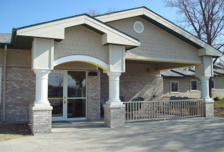 The Prairie Creek Assisted Living facility in West Bend, IA, built in Spring 2009.